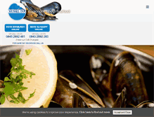 Tablet Screenshot of mussel-inn.com